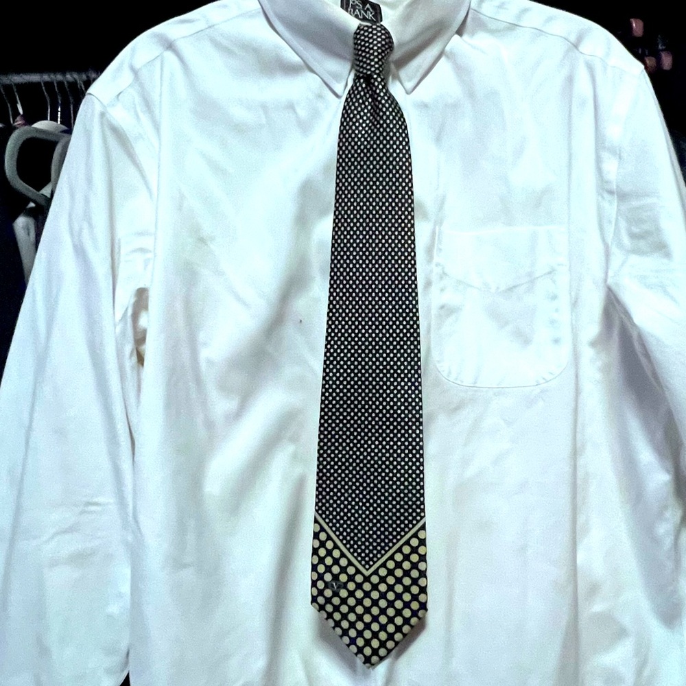 Valentino Silk Tie with a Dot Pattern